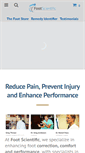 Mobile Screenshot of footscientific.com