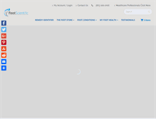 Tablet Screenshot of footscientific.com
